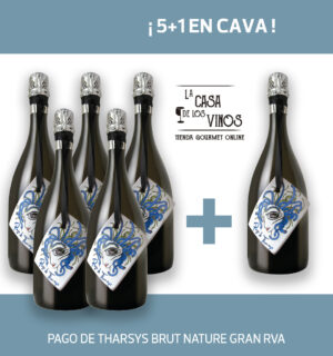 PROMO 5+1 PAGO DE THARSYS BRUT NATURE CERAMICA GRAN RESERVA
