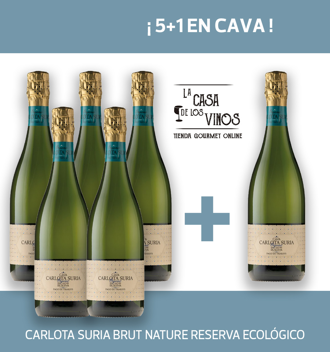 PROMO 5+1 CAVA ALEGRIA BRUT NATURE RESERVA ECOLÓGICO