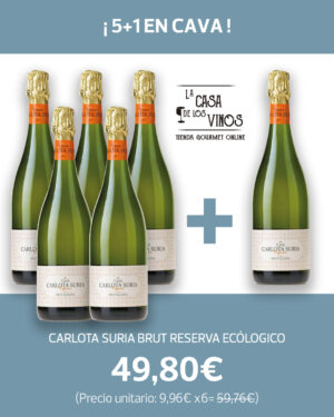 PROMO 5+1 CARLOTA SURIA BRUT RESERVA ECOLÓGICO
