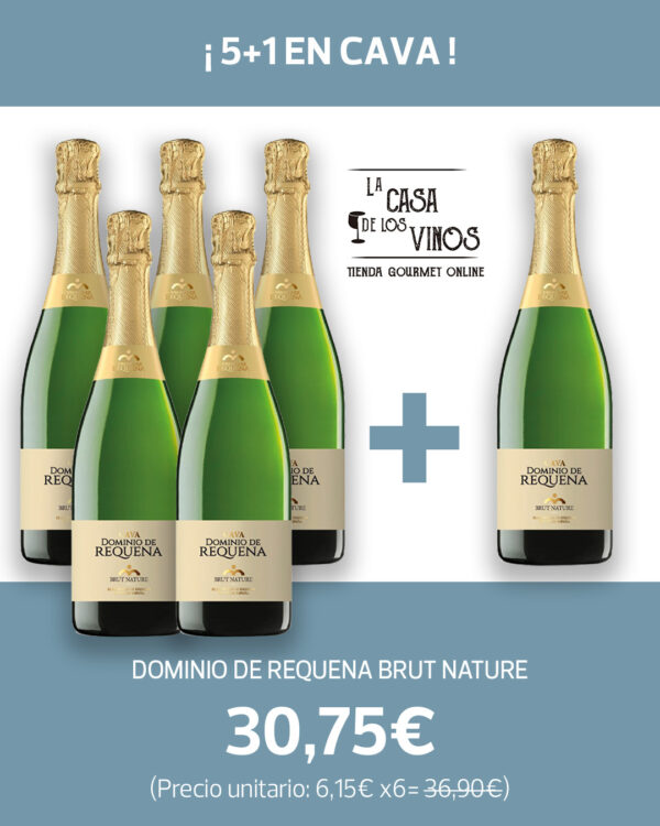 PROMO 5+1 DOMINIO DE REQUENA BRUT NATURE