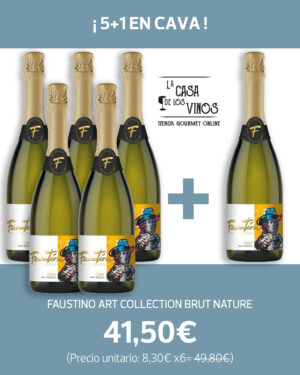 PROMO 5+1 FAUSTINO ART COLLECTION BRUT NATURE