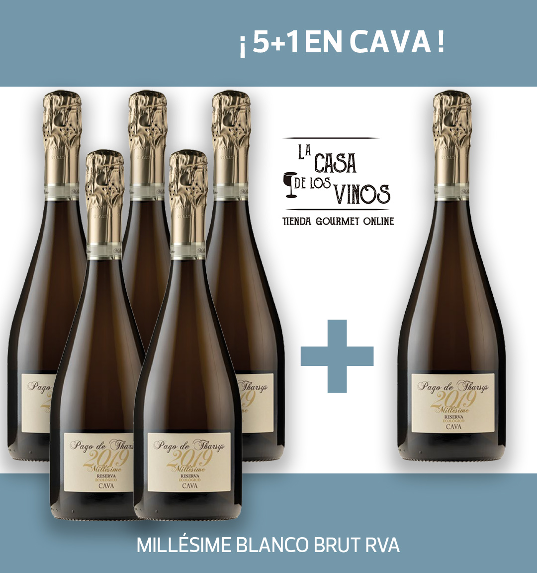 PROMO 5+1 MILLÉSIME BLANCO BRUT RVA